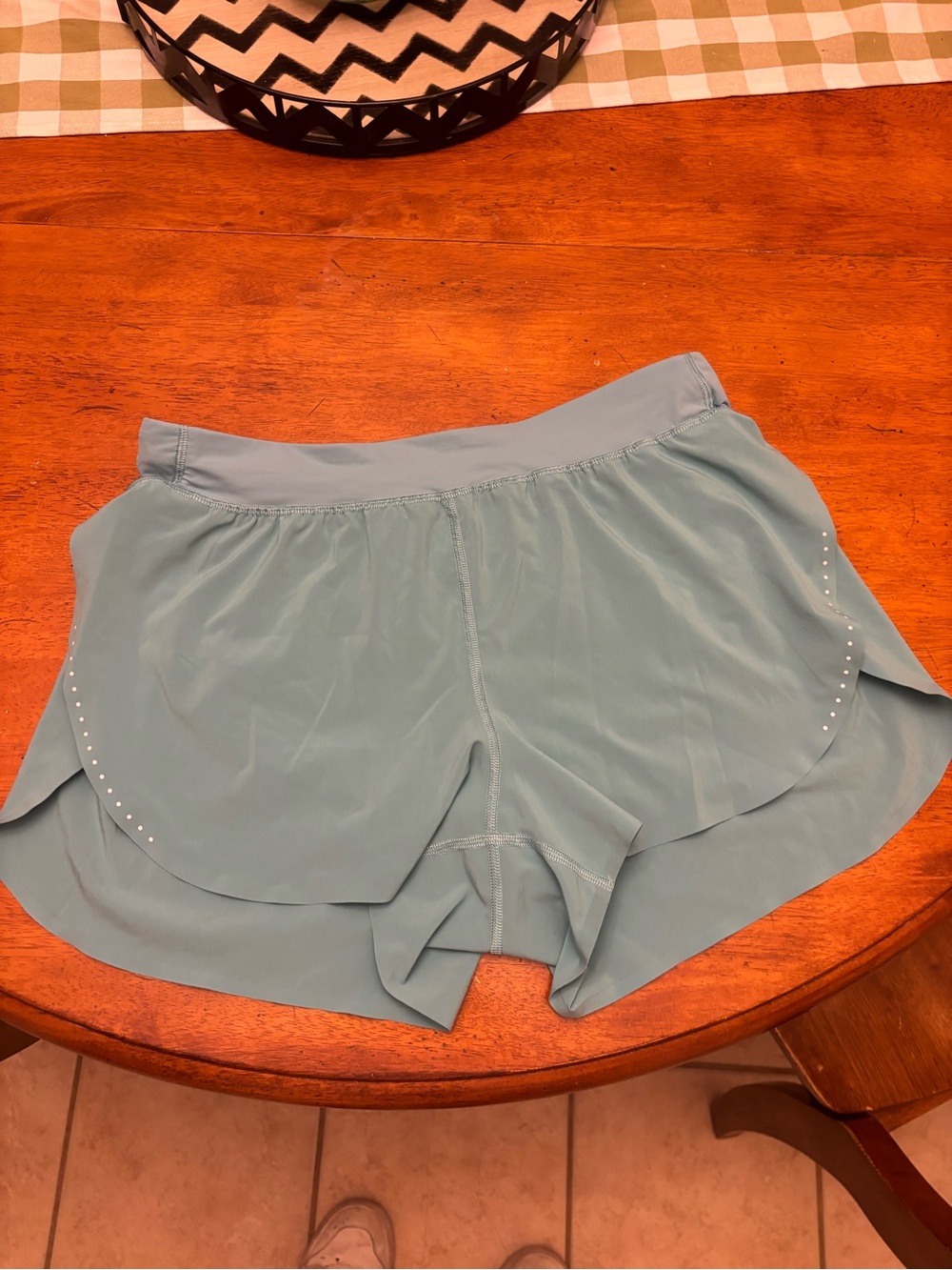 Women’s Light Teal Lululemon Fast and Free Active Shorts
